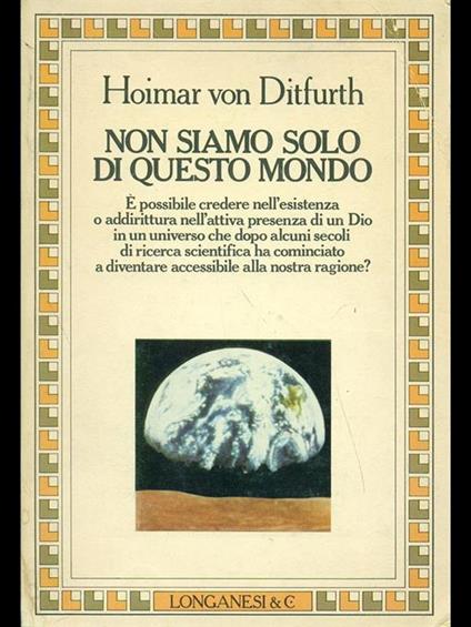 Non siamo solo di questo mondo - copertina