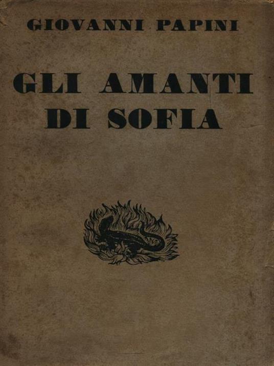 Gli amanti di Sofia - Giovanni Papini - copertina