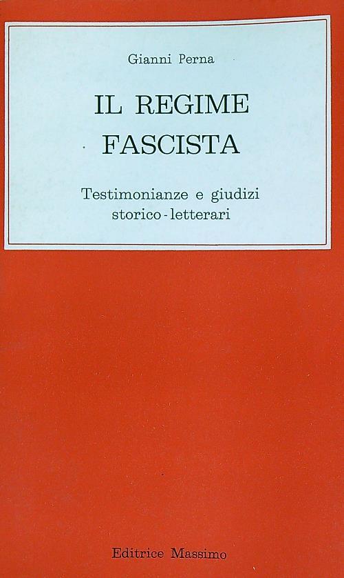 Il regime fascista