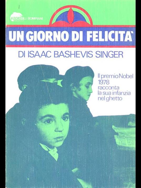 Un giorno di felicità - Isaac Bashevis Singer - copertina
