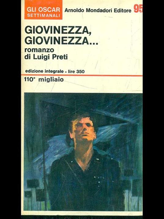 Giovinezza giovinezza - Luigi Preti - copertina