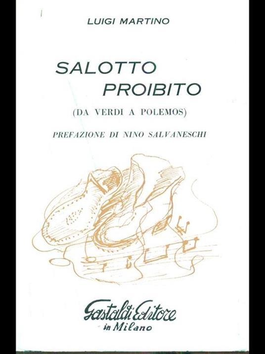 Salotto proibito - Luigi Martino - copertina