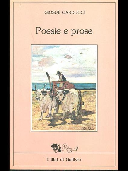 Poesie e prose - Giosuè Carducci - copertina