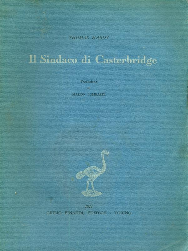 Il  sindaco di Casterbridge