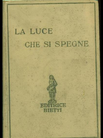 La luce che si spegne - Rudyard Kipling - copertina