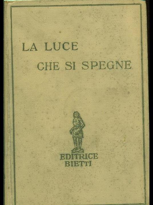 La luce che si spegne - Rudyard Kipling - copertina