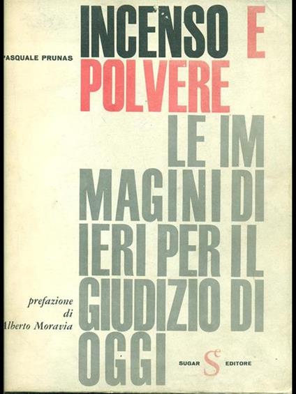 Incenso e polvere - Pasquale Prunas - copertina