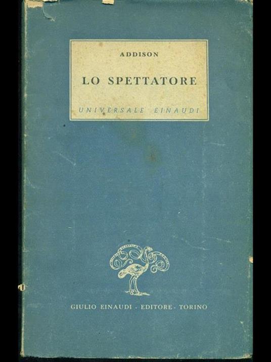 Lo spettatore - copertina