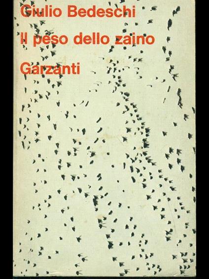 Il peso dello zaino - Giulio Badeschi - copertina