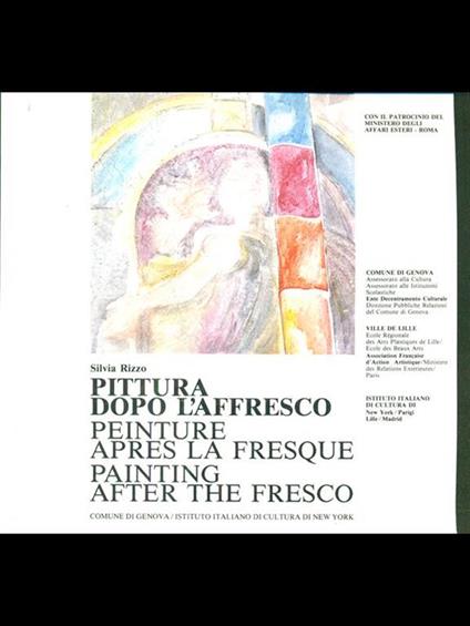 Pittura dopo l'affresco - Silvia Rizzo - copertina