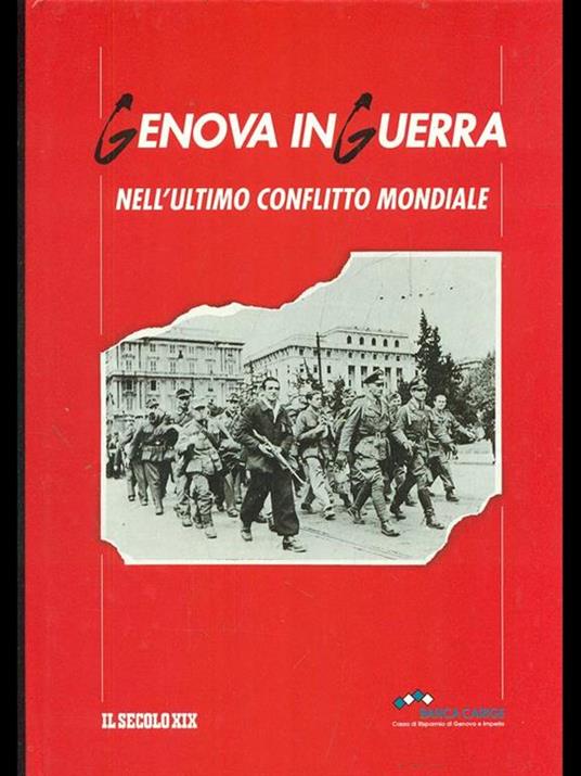 Genova in guerra nell'ultimo conflitto mondiale - copertina