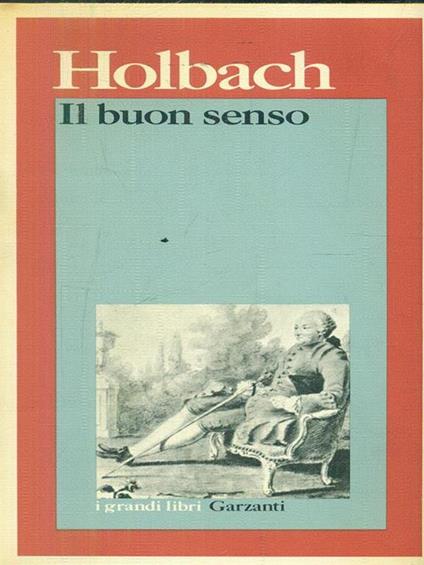 Il buon senso - Paul H. T. d' Holbach - copertina