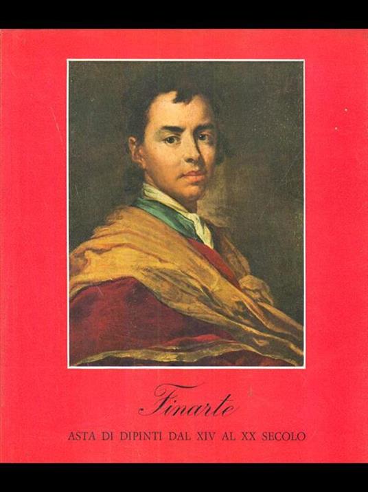 Finarte 15 asta di dipinti dalXIV al XX secolo - copertina