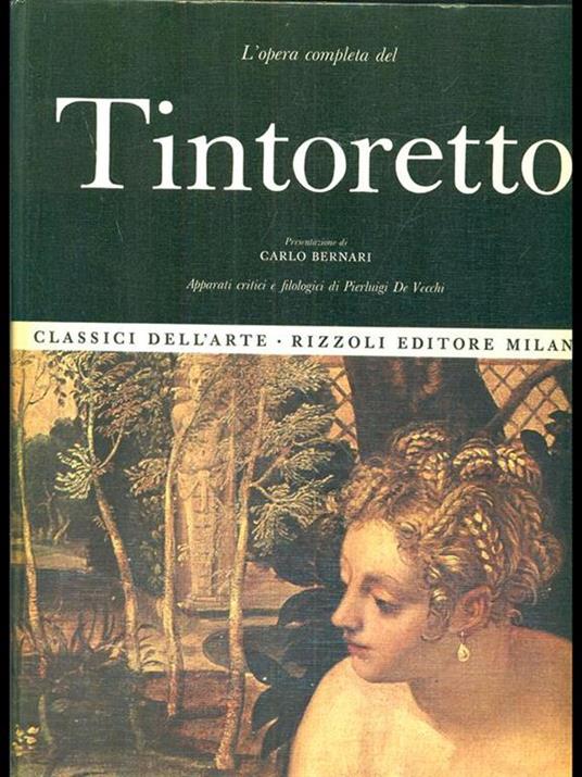 L' opera completa del Tintoretto - Carlo Bernari - copertina