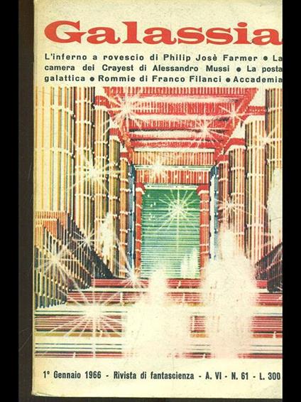 Galassia n.61/gennaio 61/gennaio 1966 - copertina