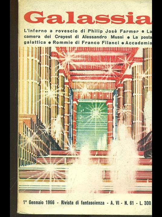 Galassia n.61/gennaio 61/gennaio 1966 - copertina