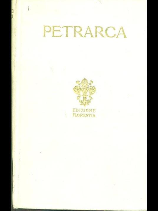 Le rime - Francesco Petrarca - copertina