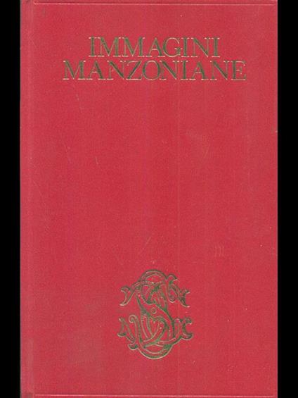Immagini manzoniane - Marino Parenti - copertina