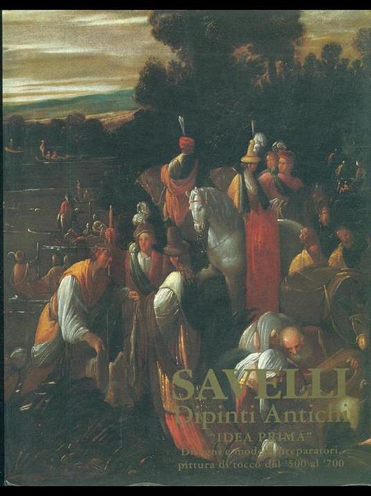Savelli. Dipinti antichi. Idea prima - copertina