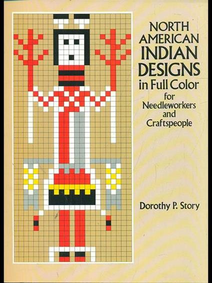 North American indian designs in full color - copertina