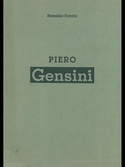 Piero Gensini - Rossella Ferrini - copertina