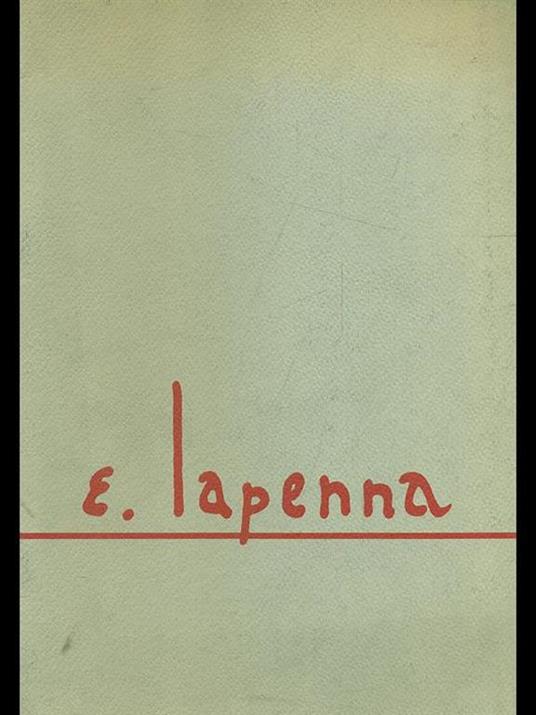 E. Lapenna - Agnoldomenico Pica - copertina