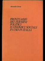 Prontuario dei termini politici economici sociali in uso in Italia
