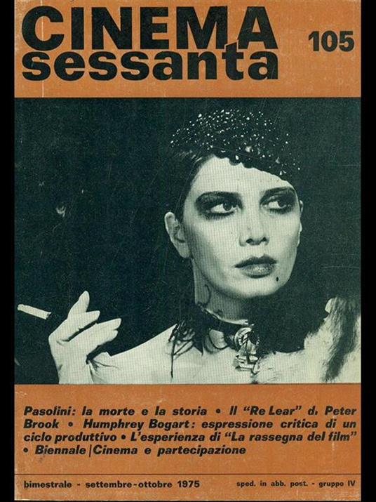 Cinema sessanta n. 105/settembre-ottobre 1975 - copertina