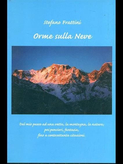 Orme sulla neve - Stefano Frattini - copertina