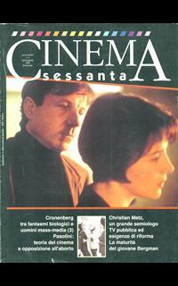 Cinema sessanta. nr 4. 212. Anno XXXIV Luglio/Agosto 1993 - 2