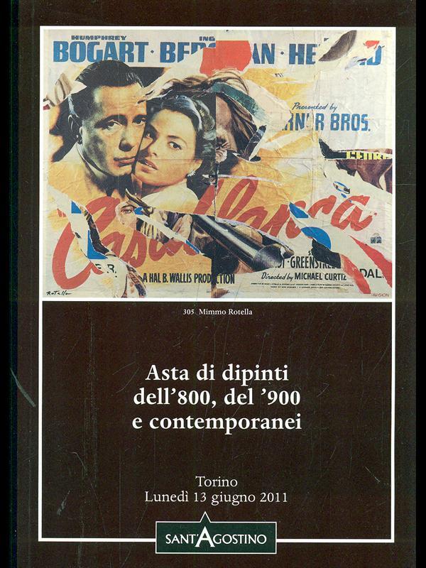 Asta di dipinti design arredi orologi e gioielli Torino 13 giugno 2011