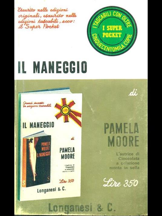 Il maneggio - Pamela Moore - copertina
