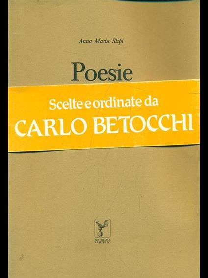 Poesie - Anna Maria Stipi - copertina