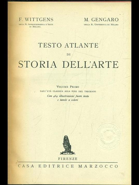 Storia dell'arte - copertina