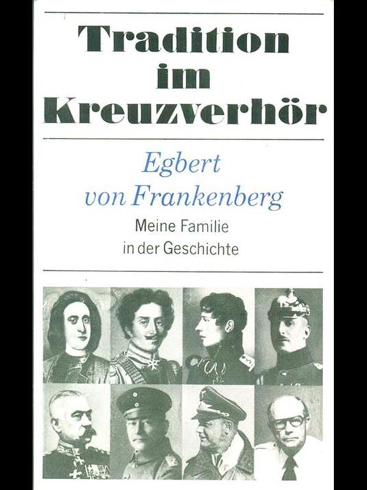 Tradition im Kreuzverhor - copertina