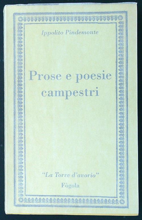 Prose e poesie campestri