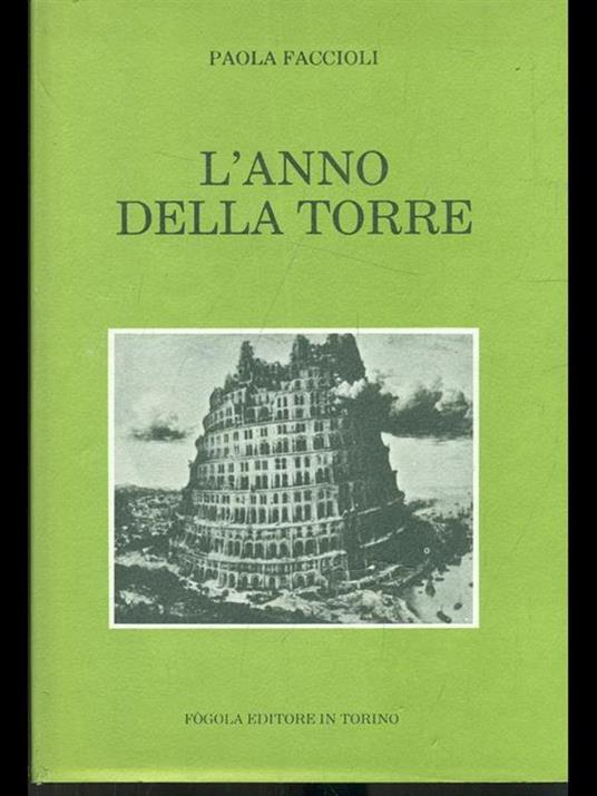 L' anno della torre - Paola Faccioli - copertina