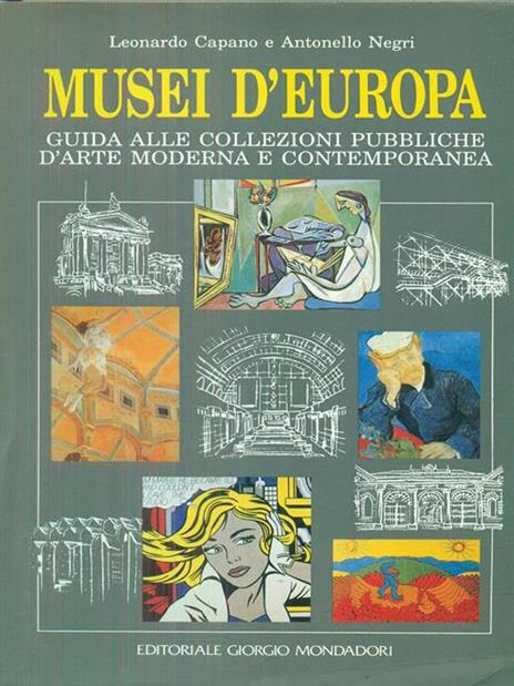 Musei d'Europa - Leonardo Capano - copertina