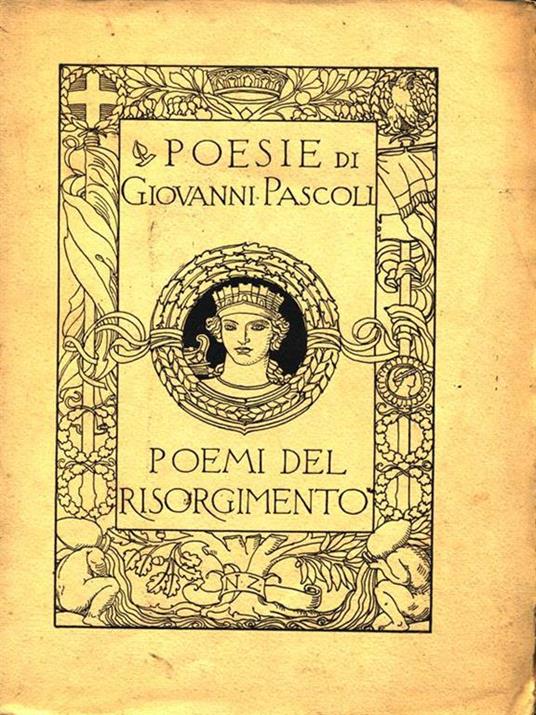 Poemi del Risorgimento - Giovanni Pascoli - copertina