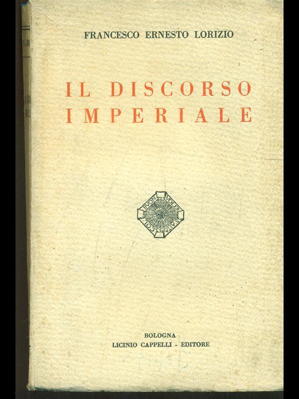 Il discorso imperiale