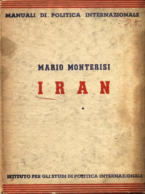 Iran - Mario Monterisi - copertina
