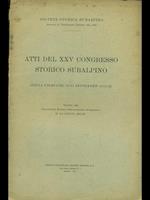 Atti del XXV Congresso storico subalpino. Estratto