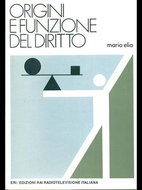 Origini e funzione del diritto - Mario Elia - 5