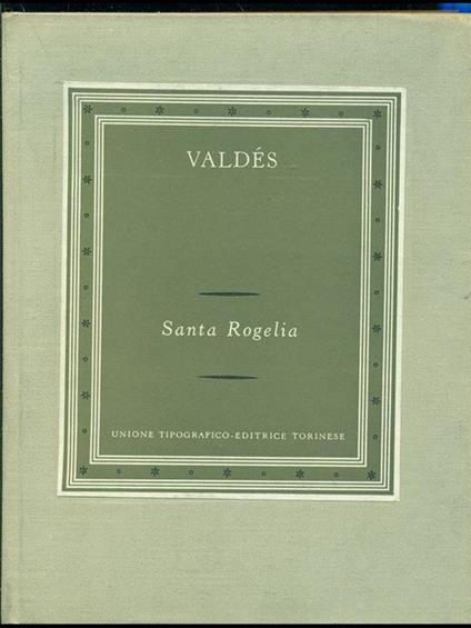Santa Rogelia - Armando Palacio Valdés - copertina