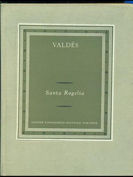 Santa Rogelia - Armando Palacio Valdés - copertina