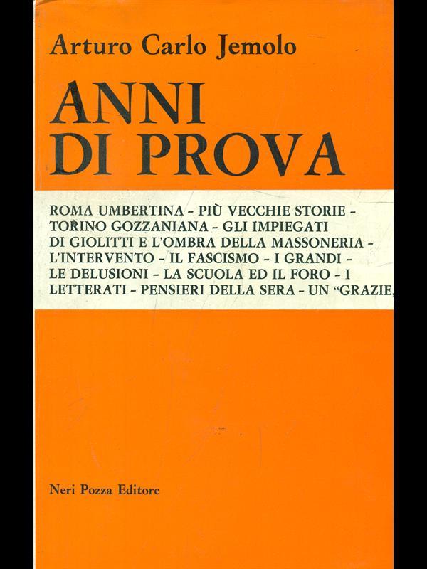Anni di prova
