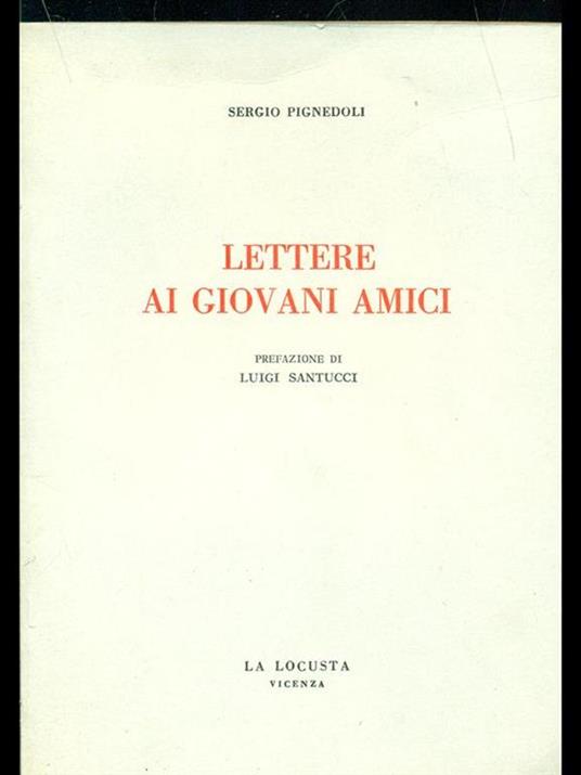 Lettere ai giovani amici - Sergio Pignedoli - copertina