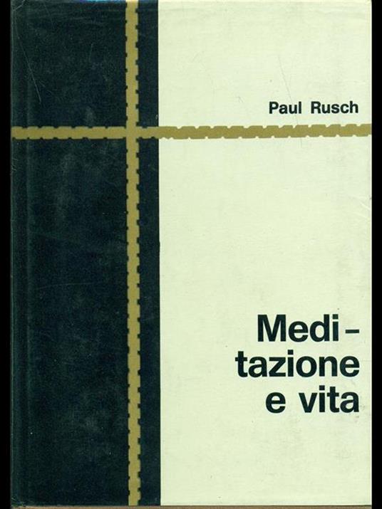 Meditazione e vita - copertina