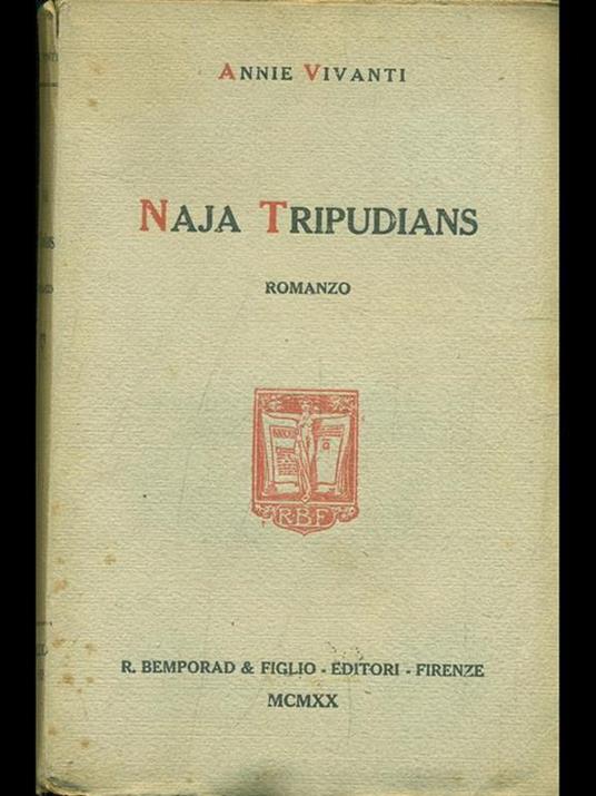 Naja tripudians - copertina
