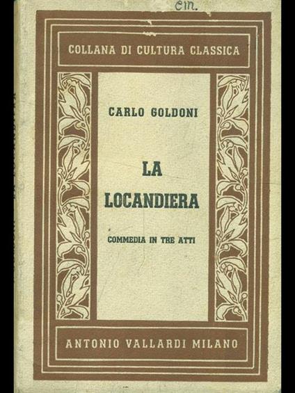 La locandiera - Carlo Goldoni - copertina